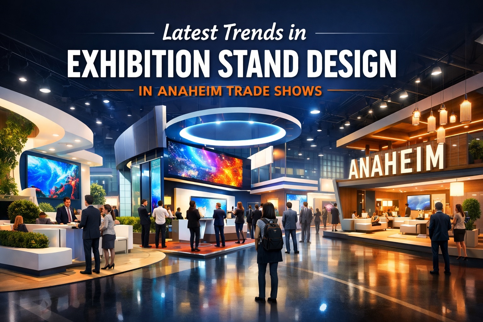 Latest Trends in Exhibition Stand Design in Anaheim Trade Shows